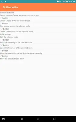 Outline editor android App screenshot 1