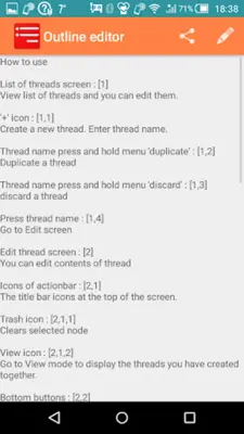 Outline editor android App screenshot 6